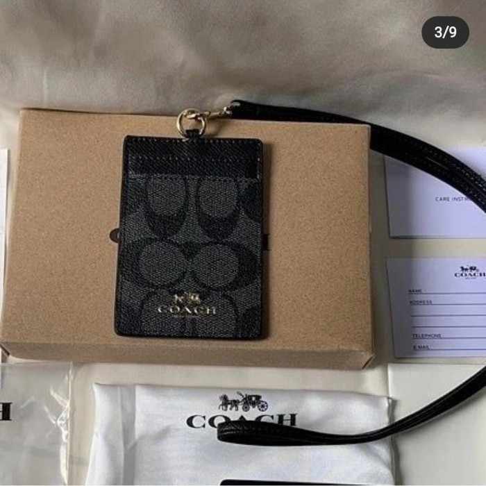 

PROMO! coach lanyard black original
