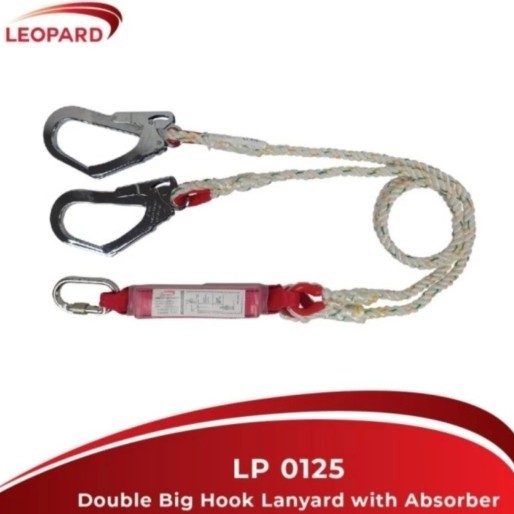 

TERBARU! Lanyard Leopard Double Big Hook + Absorber Lp 0125