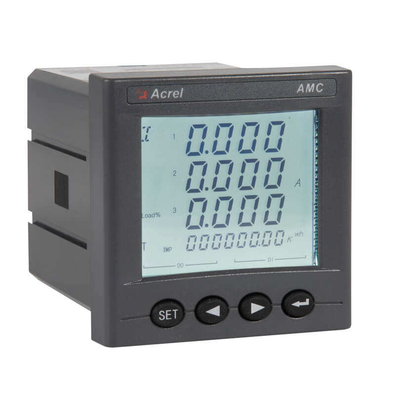 VISCO AMC72L-E4 LCD Display Digital 3 Phase Power Meter Data Logger with Analog Output Rs485 Modbus-
