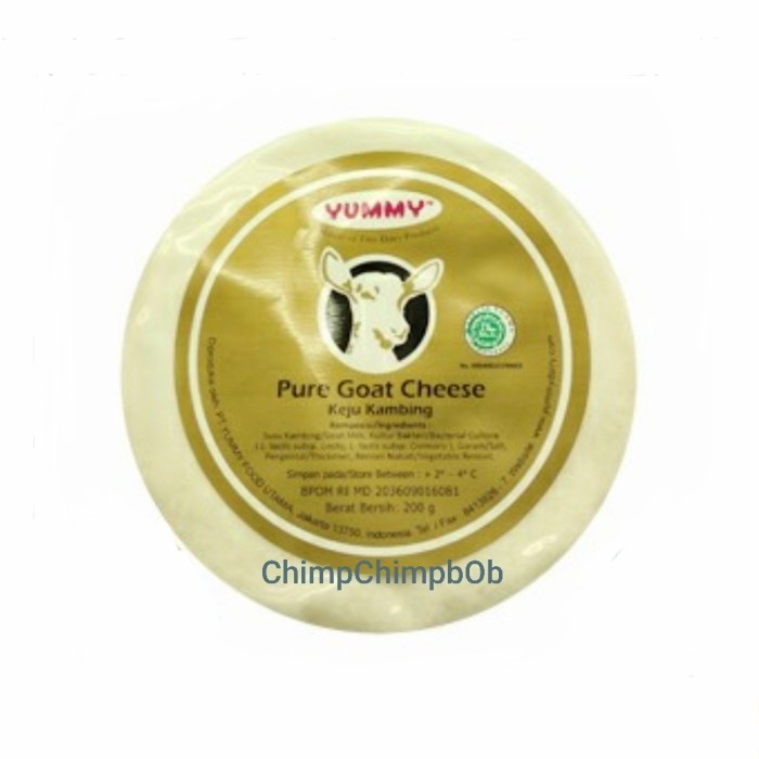 

YUMMY PURE GOAT CHEESE 200 GRAM / YUMMY KEJU KAMBING