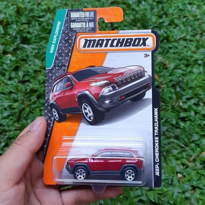 Matchbox Jeep Cherokee Trailhawk Merah