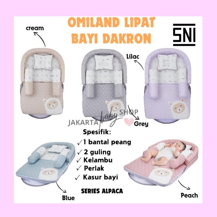 OMILAND KASUR BAYI LIPAT ALPACA OMILAND OB212 / kasur kelambu set