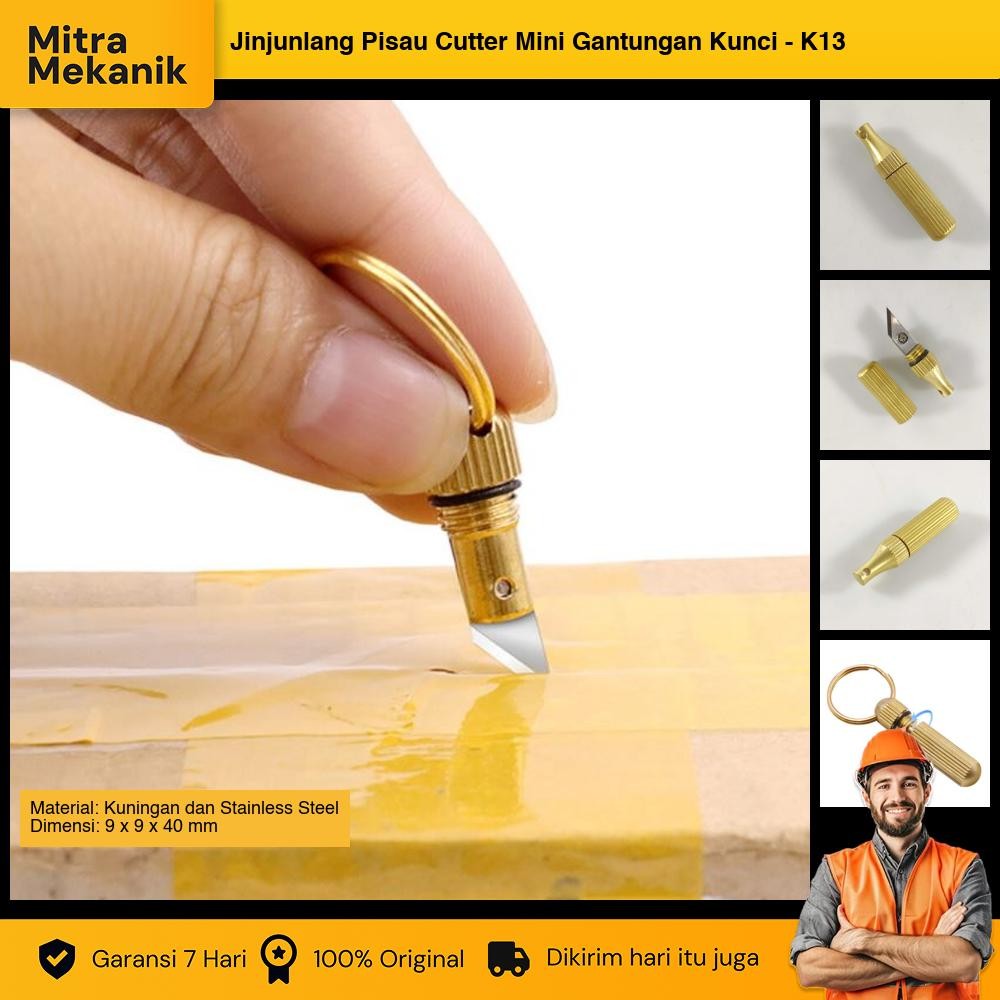 

Jinjunlang Pisau Cutter Mini Gantungan Kunci - K13