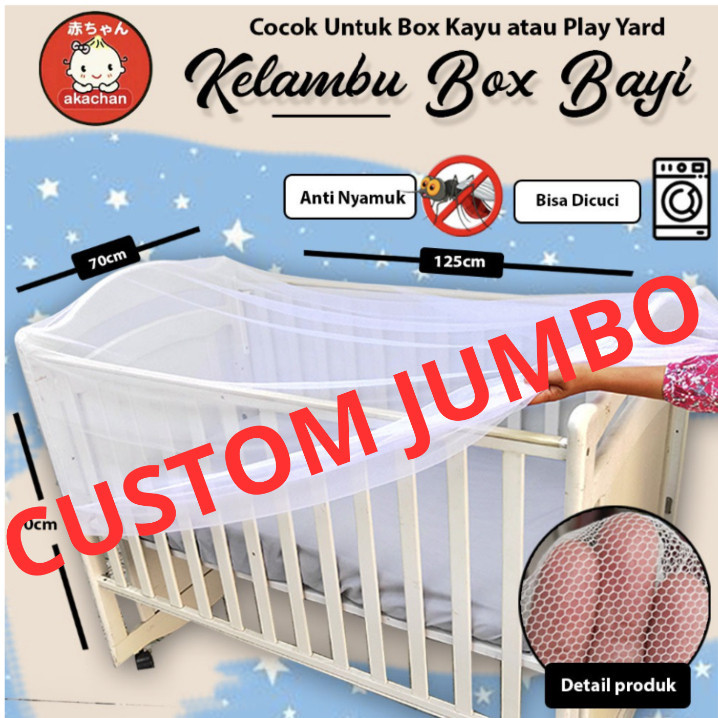 PO on CHAT Kelambu BOX Bayi SUPER JUMBO