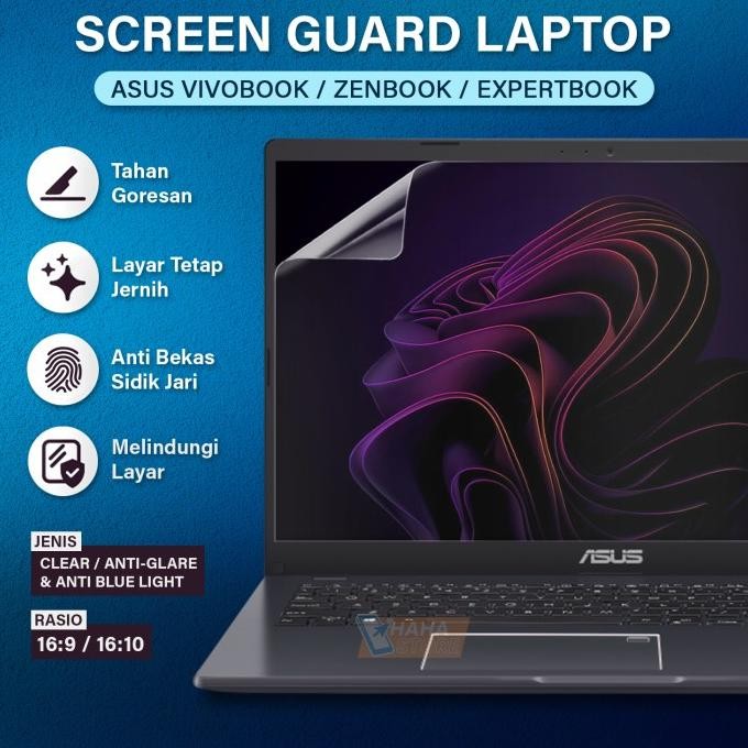ANTI GORES LAPTOP ASUS VIVOBOOK ZENBOOK 13 14 15.6 INCH SCREEN GUARD