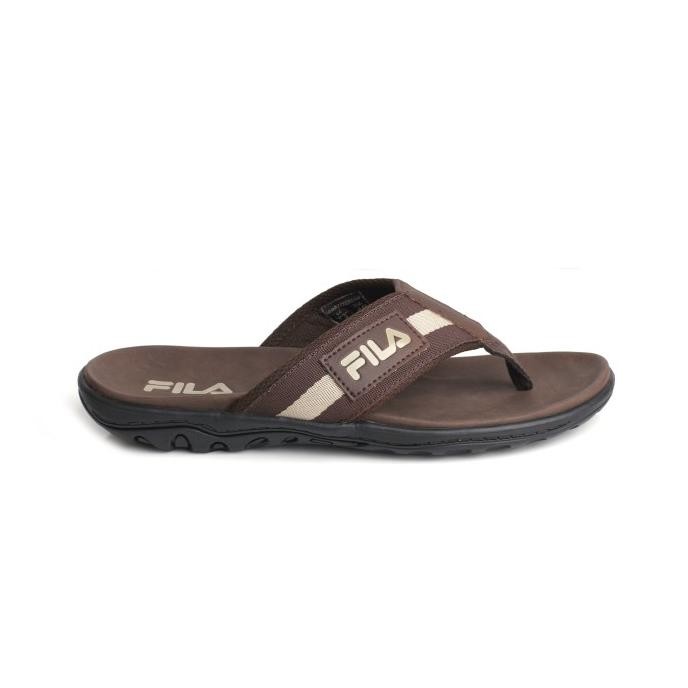FILA Sandal Pria Thunder - Dark Brown/Black