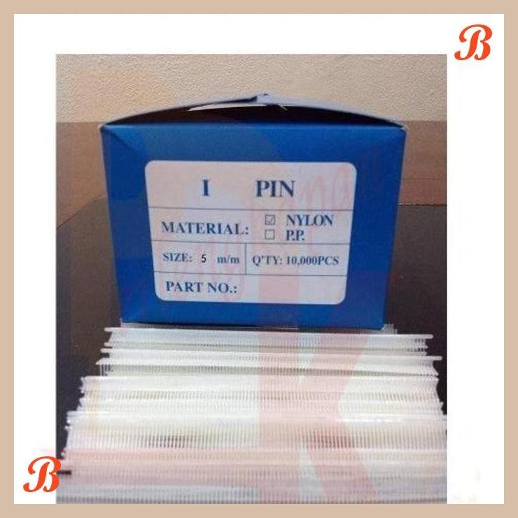 

[PLK] TAG I PIN 5 7 10 MM MICRO MIKRO PIN NYLON FINE HALUS REFILL TAG PIN LUBANG JARUM KECIL