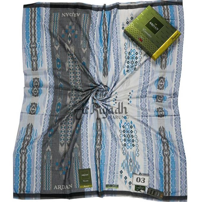 Diskon Ardan Sarung Executive Motif Jkm Jacquard Kembang Putih