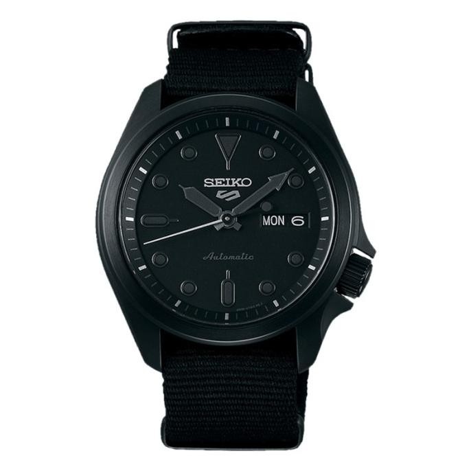 Seiko 5 Sports SRPE69K1 Black Dial Black Nylon Strap