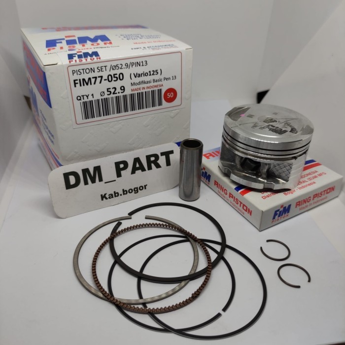Piston Kit Seher Fim Vario Techno Old New Led Kzr Kwn 125 Izumi Pcx