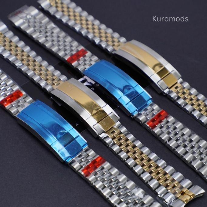 Jubilee Bracelet for Submariner GMT Datejust 20mm Curved Glide lock