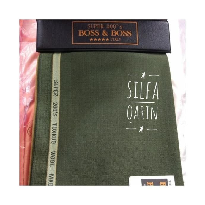 Kain Celana/Jas Boss & Boss Wool 200's Made In Italy