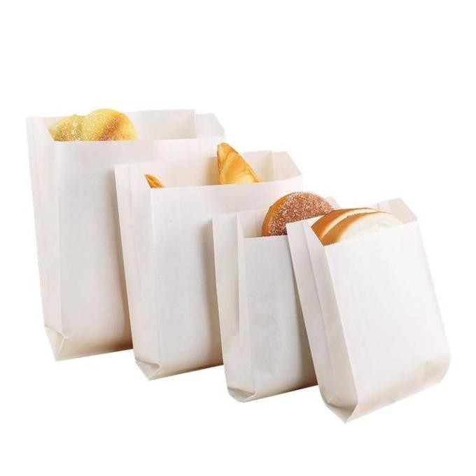 

White Wax Paper Bag Sandwich / Kantung Kertas Burger