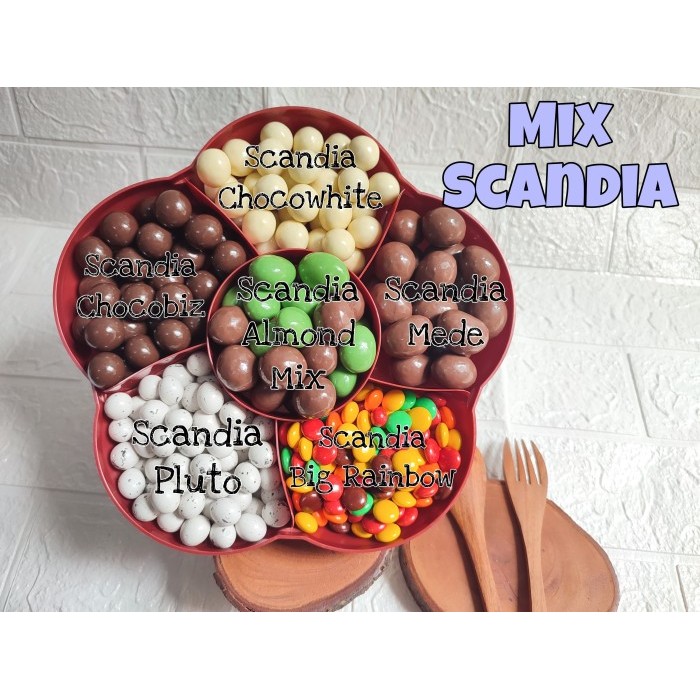 

New! coklat scandia / coklat toples / parsel coklat / coklat tray lebaran - polos Idul Fitri