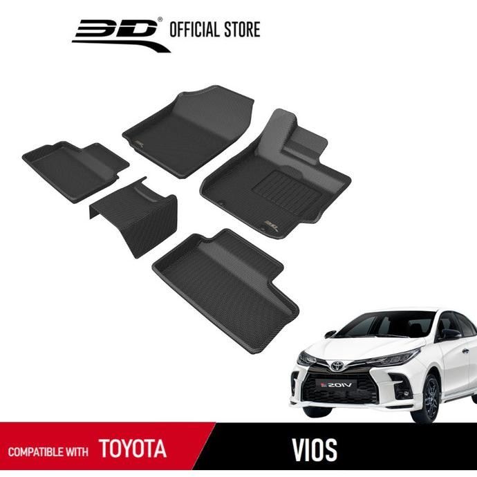 Karpet Mobil 3D Mats Toyota Vios (2022 - Sekarang)