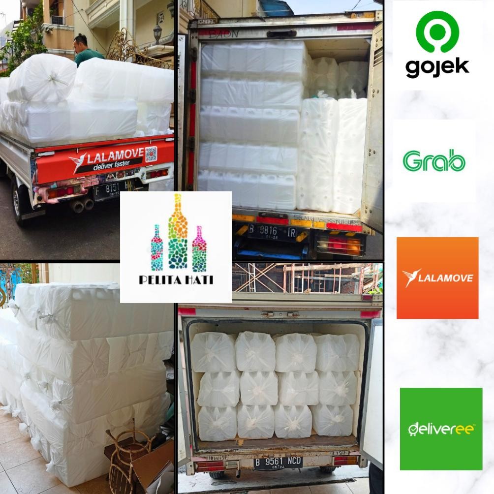 Bisa COD BOTOL JERIGEN 2 LITER HDPE SEGEL FOODGRADE HARGA DISTRIBUTOR ||