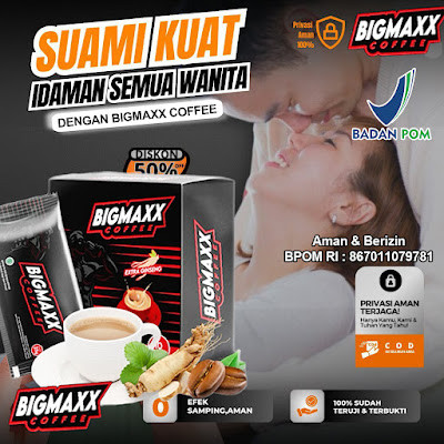 

[Sudah BPOM] BIGMAXX Coffee Kopi Stamina Pria Tahan Lama Kuat Dijamin Aman Extra Gingseng
