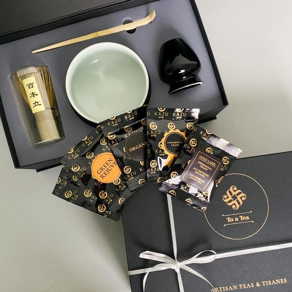 

KAZU Premium Set Hampers - Matcha & Tea Set Lengkap -Natal Lebaran CNY