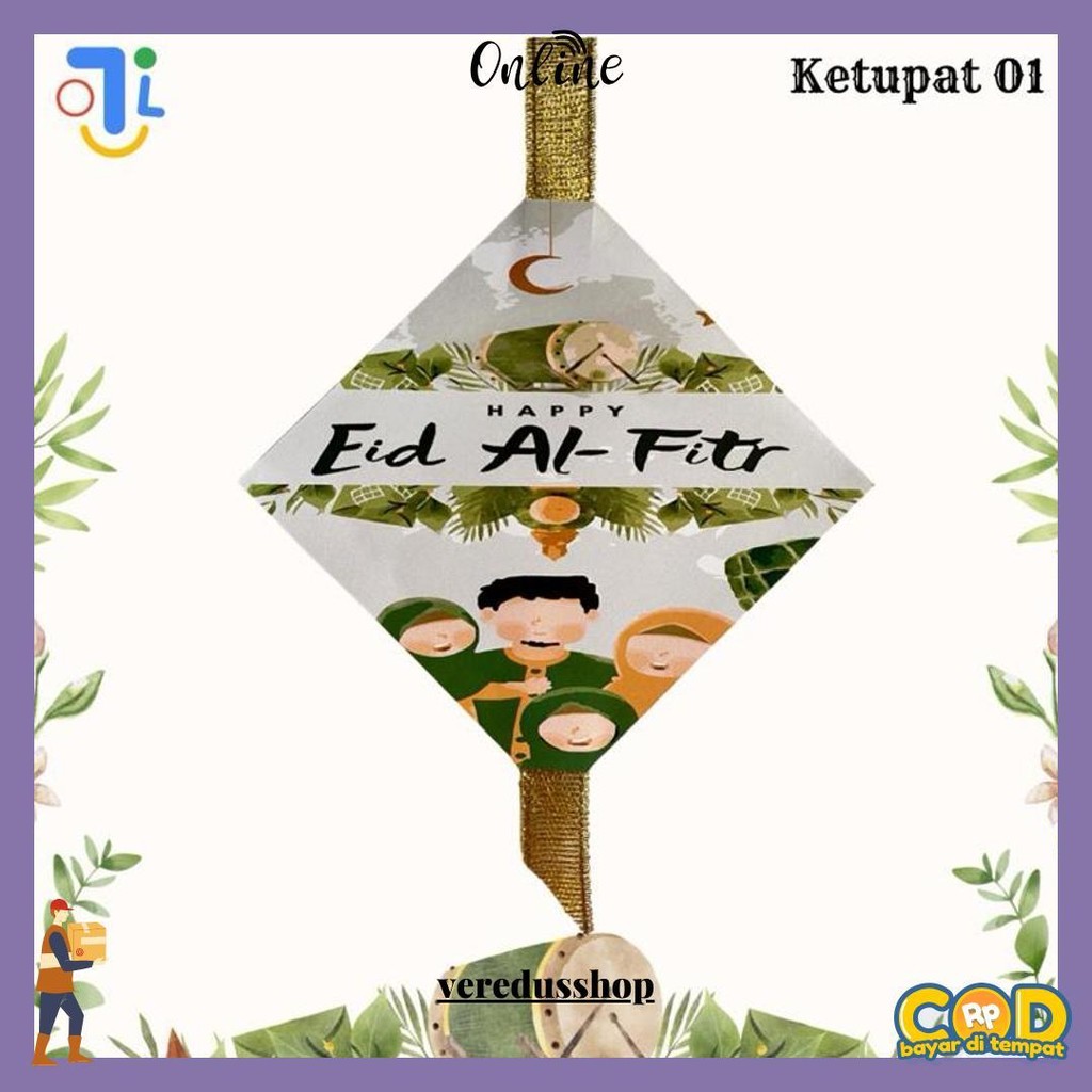 

Amplop Lebaran Bentuk Ketupat Viral/Amplop Thr Unik Lucu Isi 10Pcs - Tolu Cod