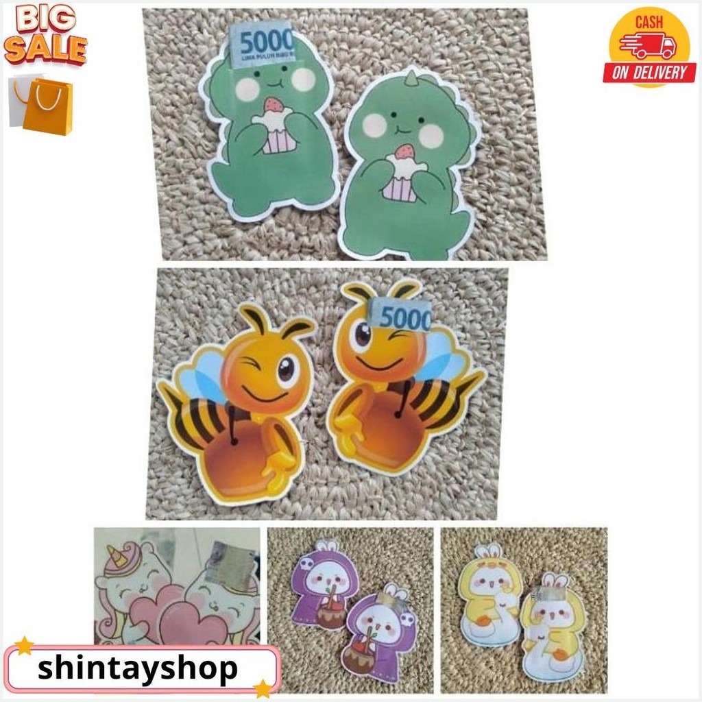 

Amplop Karakter 3D ( 1 Pack Isi 10 Pcs) Bisa Untuk Lebaran ,Imlek,Natal ,Dll Original Produk