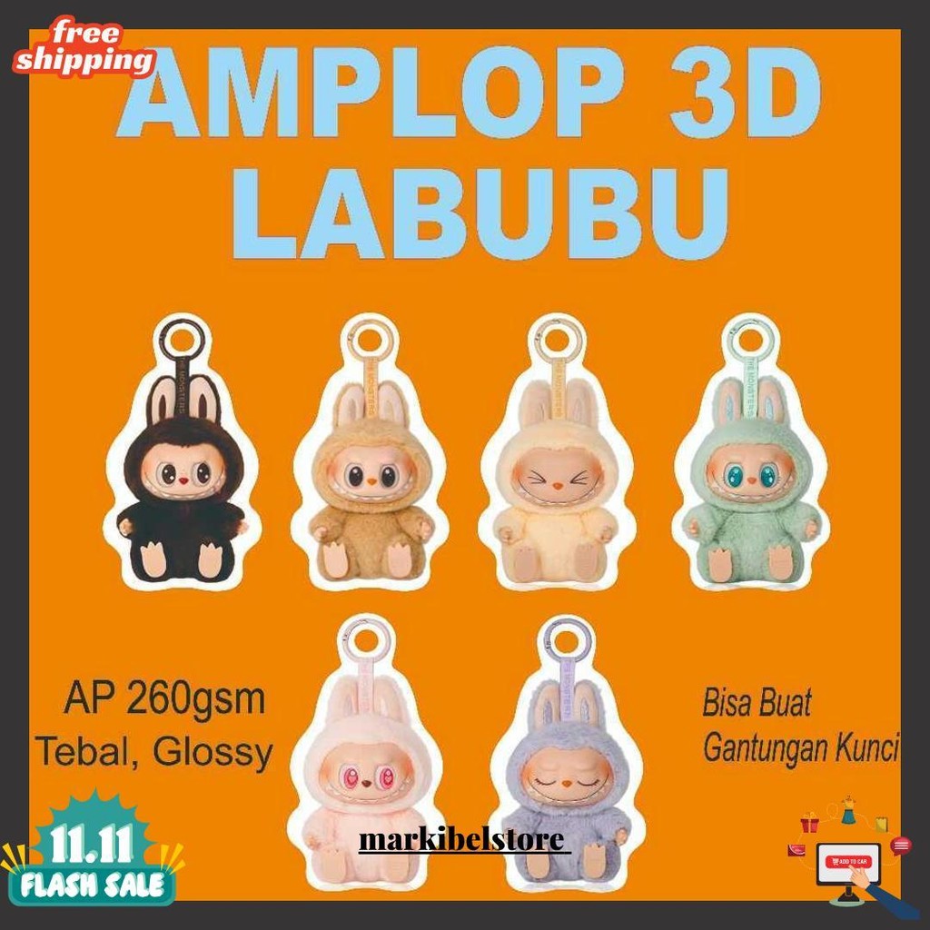 

(6 Pcs) Amplop 3D Motif Labubu Lebaran Idul Fitri, Imlek, Dan Tahun Baru 2025 Terlaris