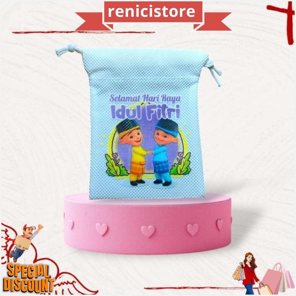 

Amplop Pouch Kantong Kain Serut 2025 Lebaran Hari Raya Idul Fitri Angpao Ampao Lucu Unik Model Terbaru Isi 10 Premium Viral Kekinian Gratis Ongkir