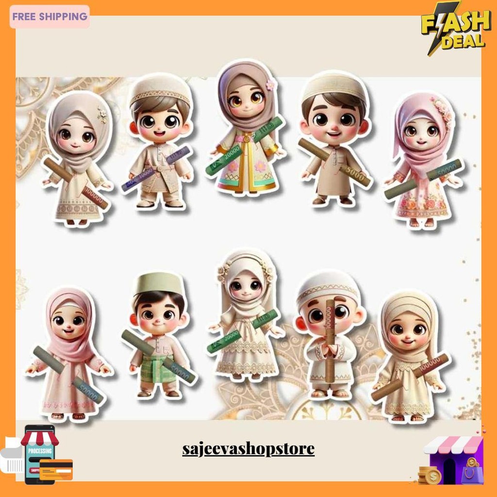 

Amplop 3D Karakter Kartun Imut - Cocok Untuk Uang Lebaran & Hadiah Termurah Banget