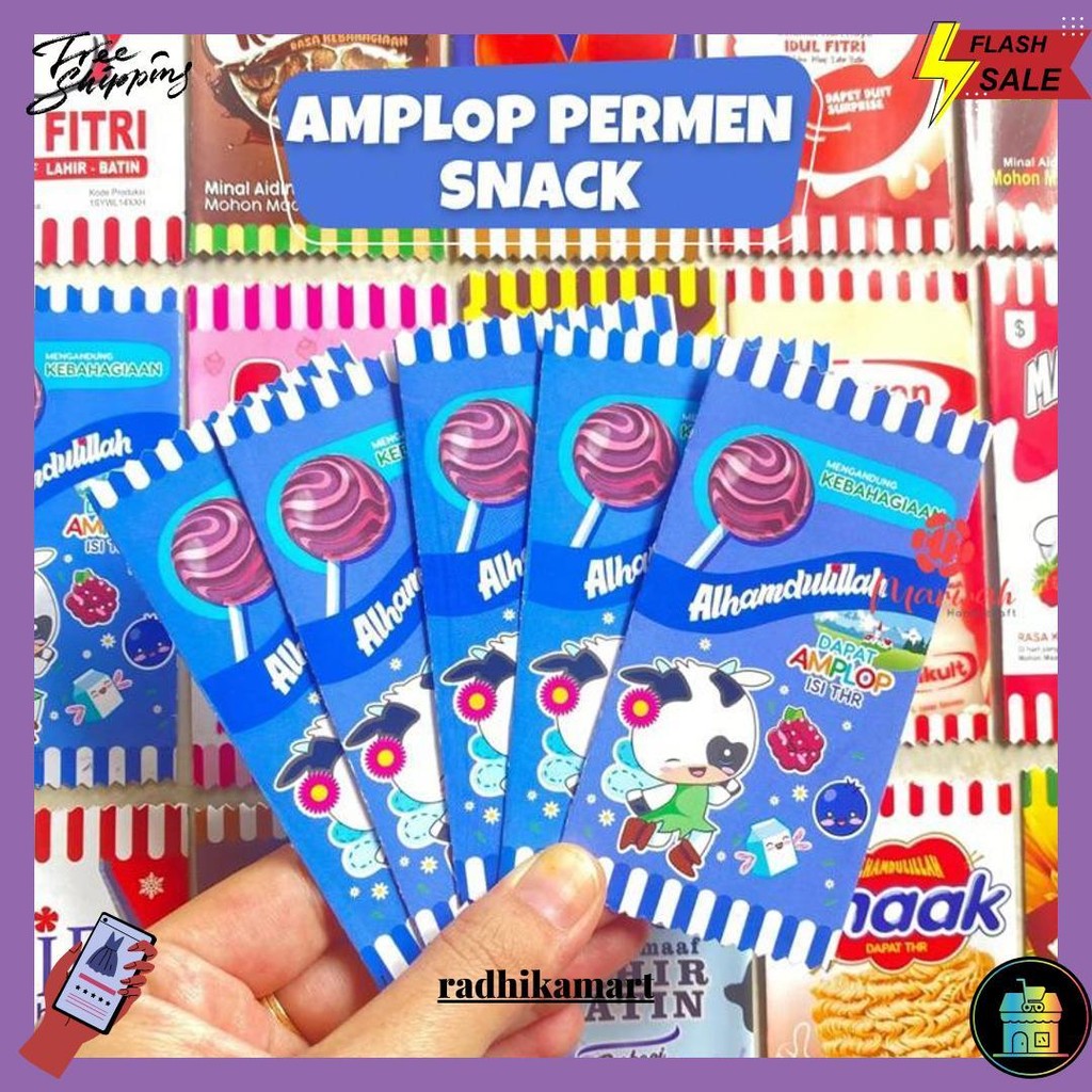 

Amplop Permen Seri Snack Dan Isi 10 Pcs Amplop Lebaran Permen Amplop Lebaran Unik Gratis Ongkir