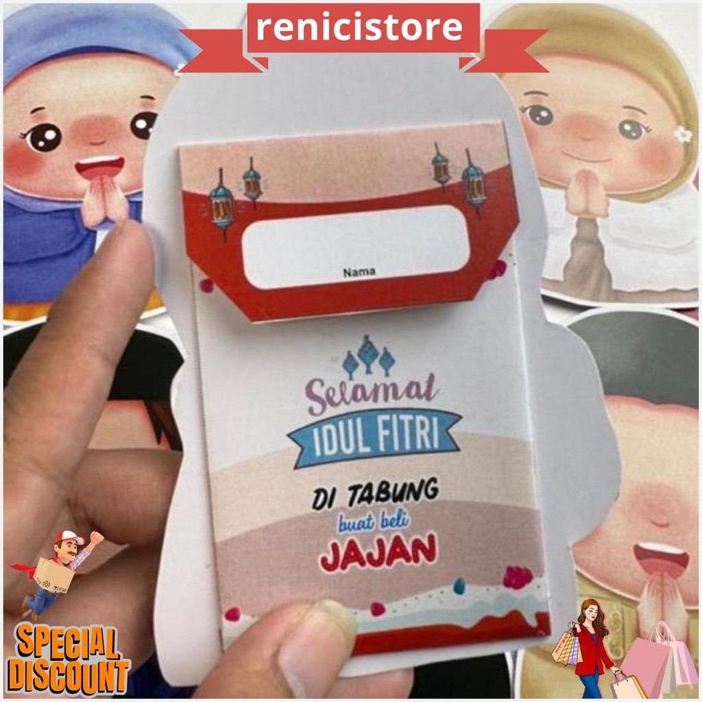 

Amplop Lebaran Idul Fitri Karakter 3D Lucu Gemoy 9 Pcs Bisa Cod