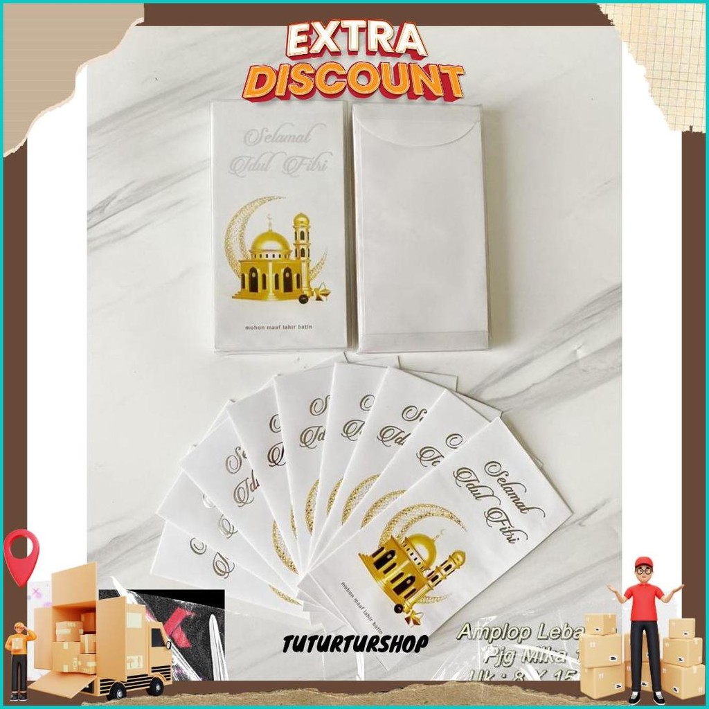 

Amplop Panjang Lebaran Ready Stok /Ampau / Angpao Lebaran Panjang Mika Hari Raya Idul Fitri Eid Mubarak 2025 Pjg Besar Jumbo Mika Original Produk