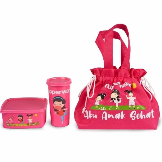 Grosir Tupperware Kiddos Lunch Set (Kotak Bekal Makan) - Promo