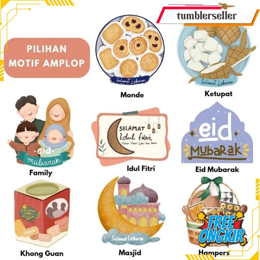 

Amplop Lebaran 2025 (Isi 5) Unik 3D Original Produk