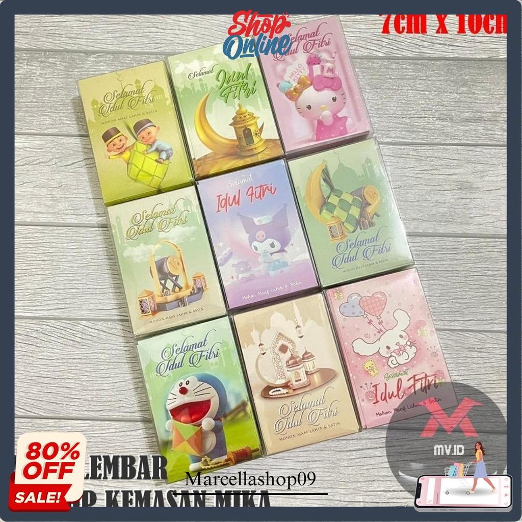 

[50 Lembar] Amplop Lebaran Kemasan Mika Isi 50 Lembar Amplop Idul Fitri Thr Lucu Gift Eid Mubarak Motif Banyak Islamic Dan Kartun Lucu 2025 Hari Raya Original Produk