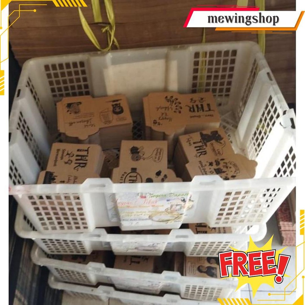 

Angpau Lebaran/Amplop Lebaran Kraf 1Kg Masih Lembaran(Kurleb 500Pcs) Original Produk