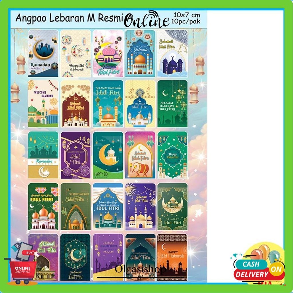 

Murah!! (1Pak Isi 10Pcs) Amplop Lebaran Idul Fitri Resmi Uk M,Angpao Idul Fitri Motif Dewasa Uk M, Grosir Ready Stok, Amplop Idul Fitri, Angpao Lebaran 2025,Islamic, Lebaran, Idul Fitri, Eid Mubarak, Hari Raya, Minal Aidin, Fitr,Amplop Lebaran Lucu