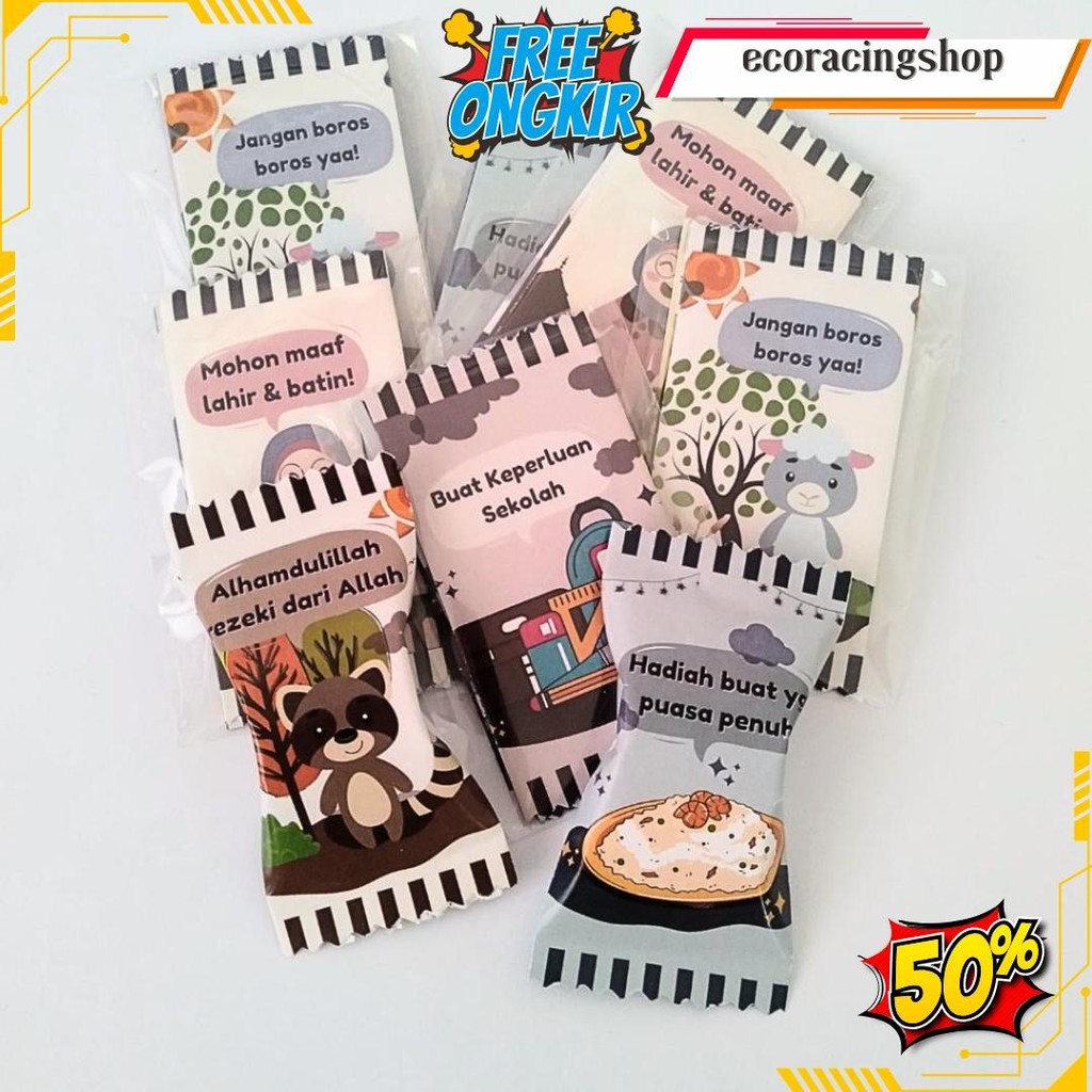

Amplop Lebaran Idul Fitri Bentuk Permen | 10 Pcs Siap Kirim