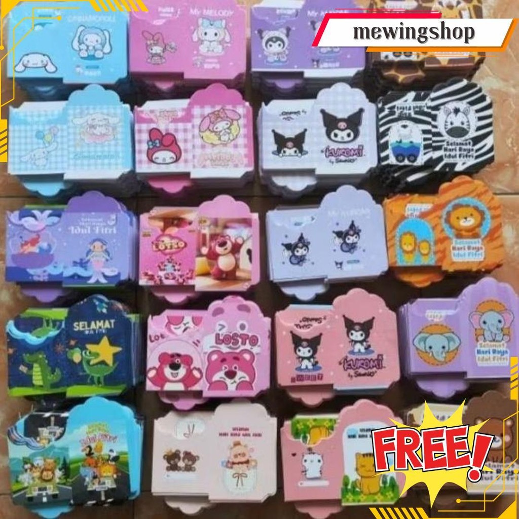 

Amplop Lebaran Labubu Sanrio Uk 711Cm Medium Amplop Lebaran Viral Isi 100 Lembar Bisa Cod