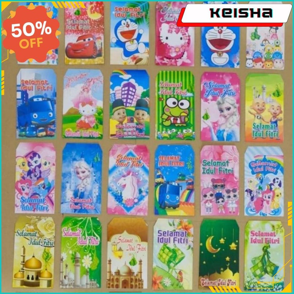 

Amplop Lebaran Karakter 7X12 Isi 1Pc 10Amplop Siap Kirim