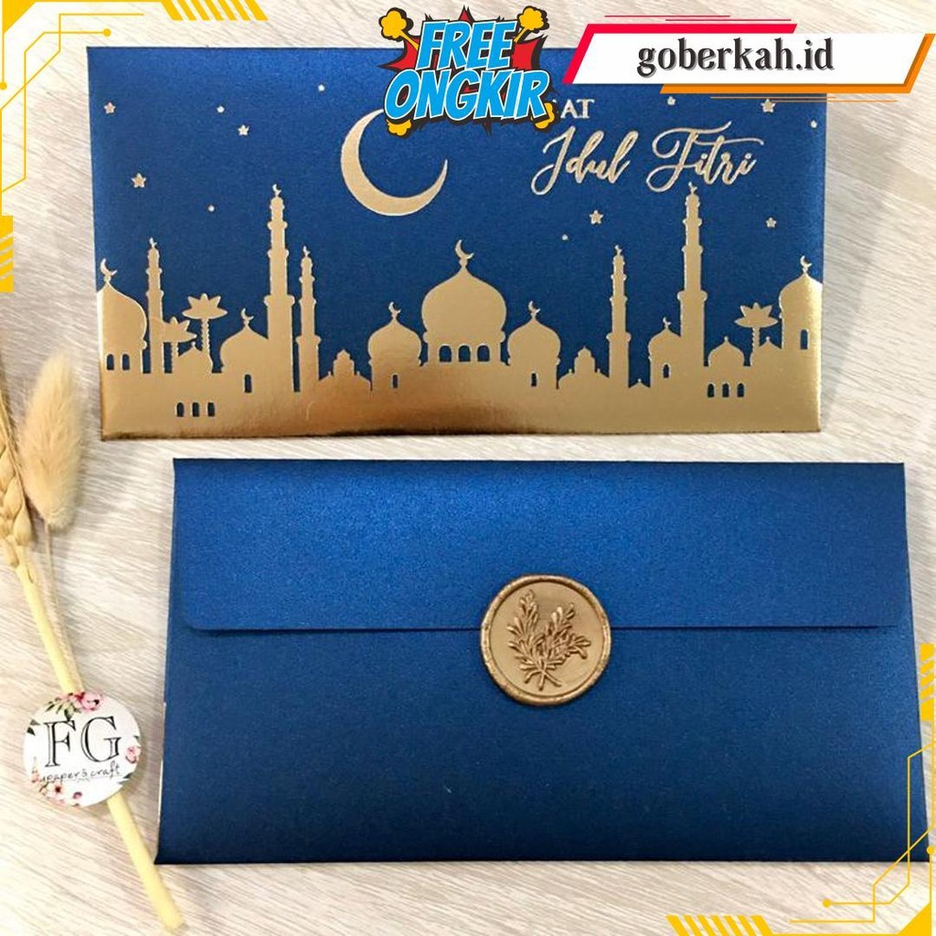 

Amplop Lebaran Idul Fitri Elegant Ramadhan Mosque 5Pcs By Fgpaper Gratis Ongkir