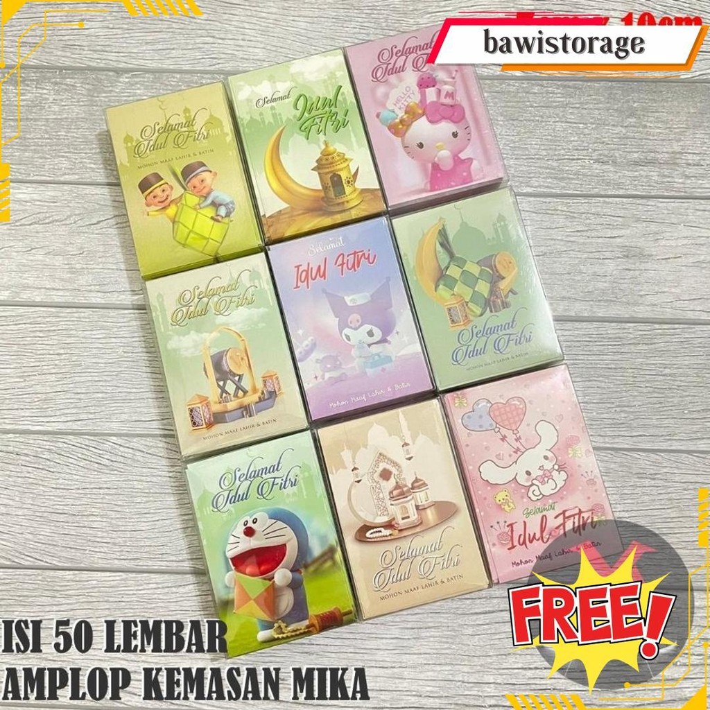 

Mv.Idofficial Ready ! Amplop Lebaran Hari Raya Idul Fitri Isi 50 Pcs / Angpao Eid Mubarak Gift Thr Multifungsi Murah Termurah Banget