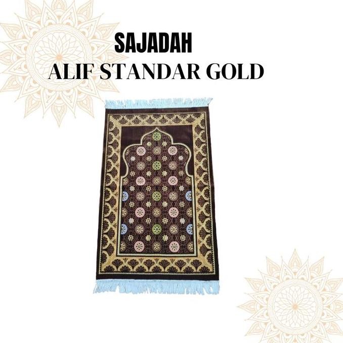 Spesial (20Pcs) Sajadah Exlusive Alif/ Sajadah Alif Standar Gold/Sajadah Turkiye