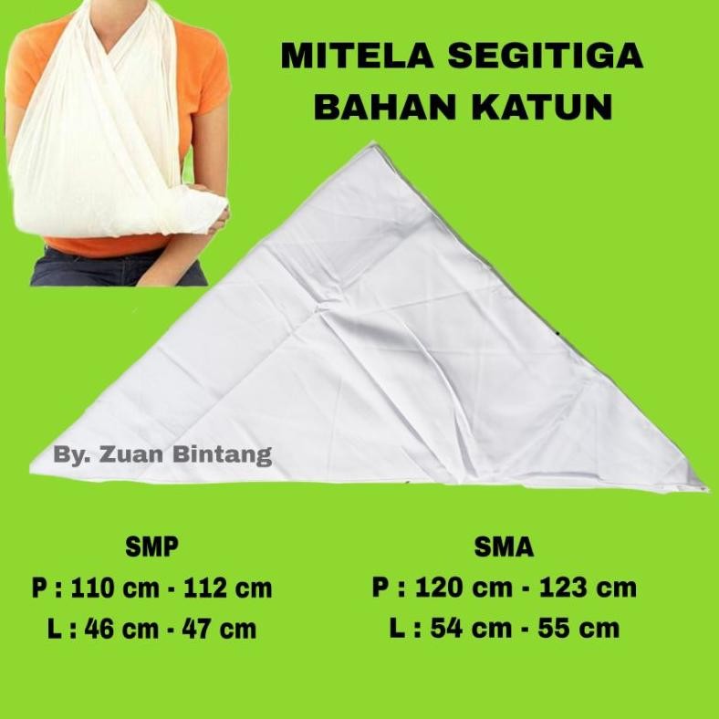 KAIN Mitela PMR/ KAIN Segitiga PMR BAHAN Katun