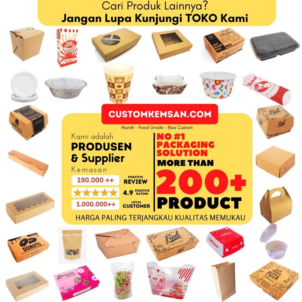 Bisa COD Toast Box Motif / Toast Tray / Dus Roti Bakar / Box Roti Toast / Kemasan Roti Bakar ||