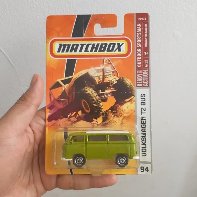 Matchbox Volkswagen T2 Bus Hijau
