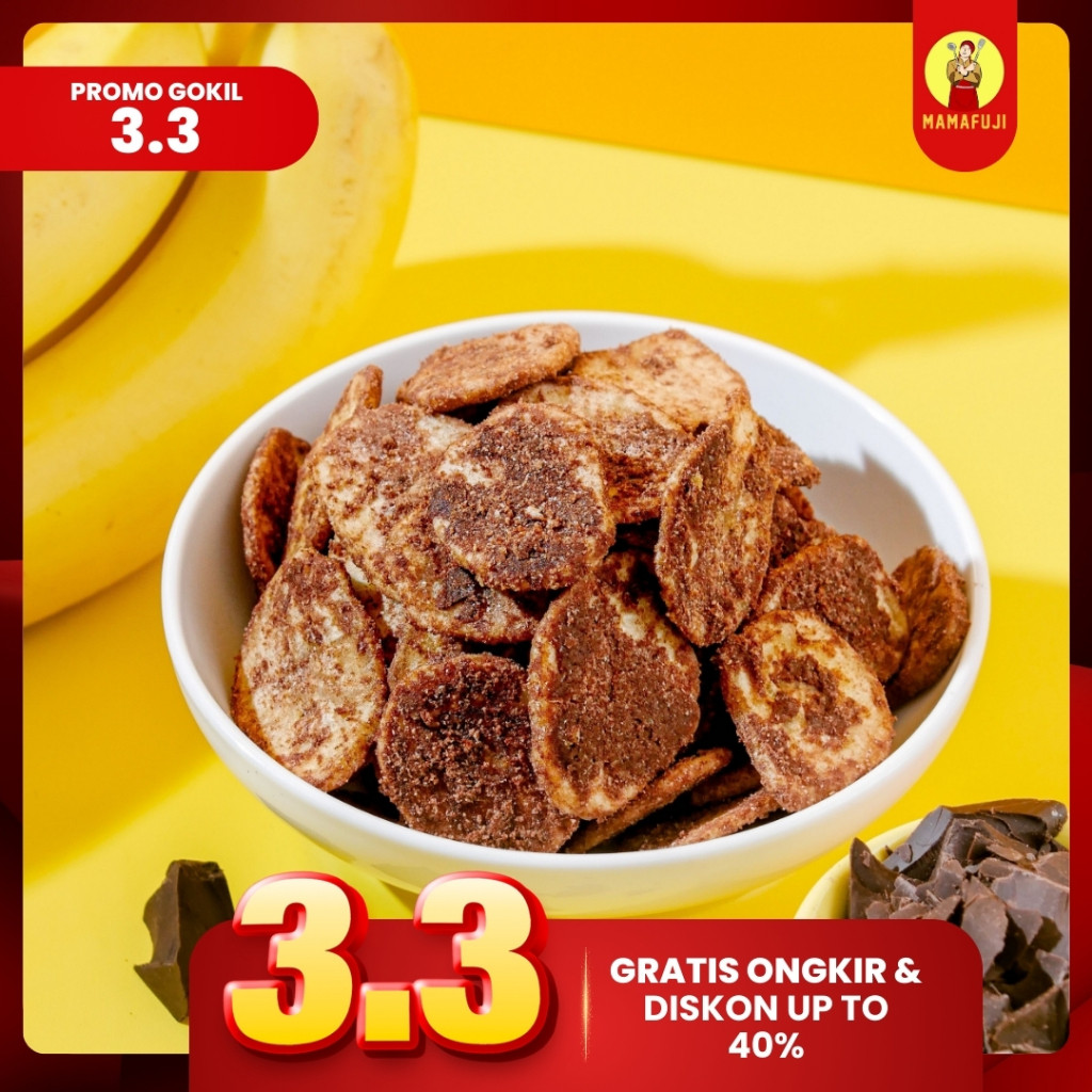 

PROMO Mamafuji - Keripik Pisang Coklat