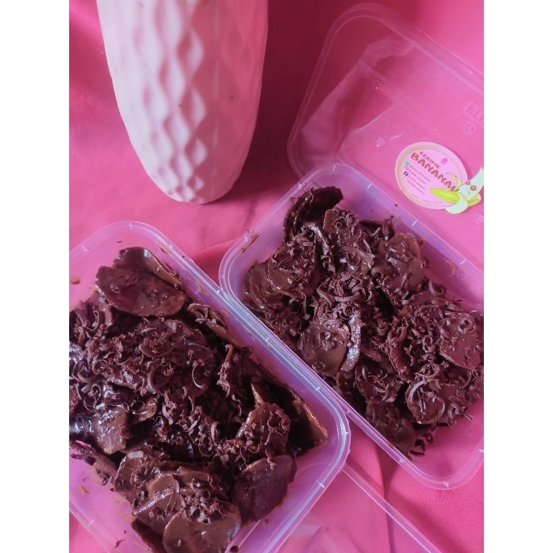 

sale Keripik pisang Coklate lumer keripik pisang Bananau rasa Cokelate matcha tiramissu strawberry