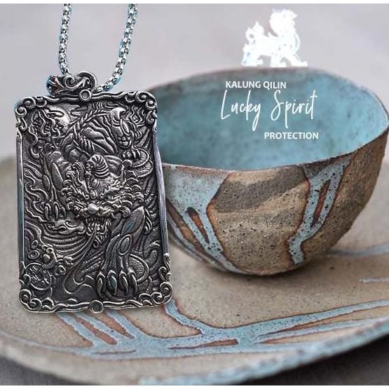 Kalung Liontin Qilin Lucky Spirit (BRP10)