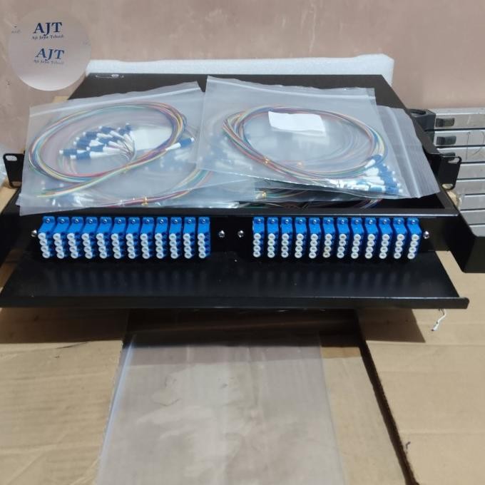 otb 96 core lc upc 1U lengkap pigtail