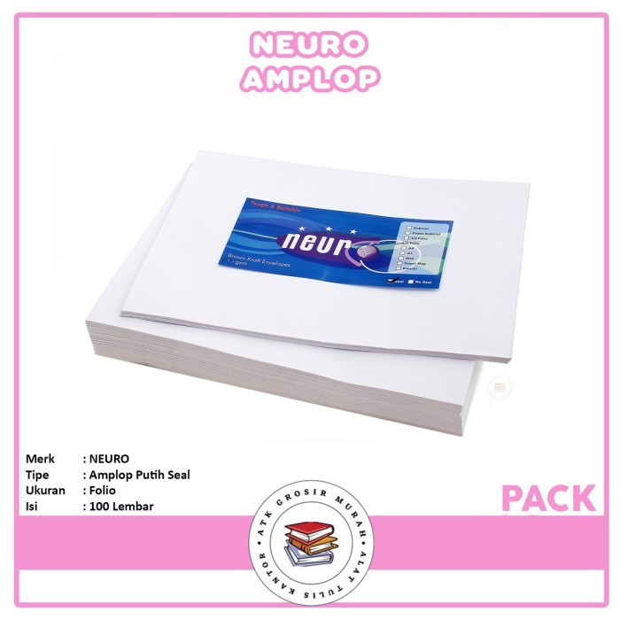 

KHUSUS GOSEND!! NEURO Amplop Putih Folio SEAL