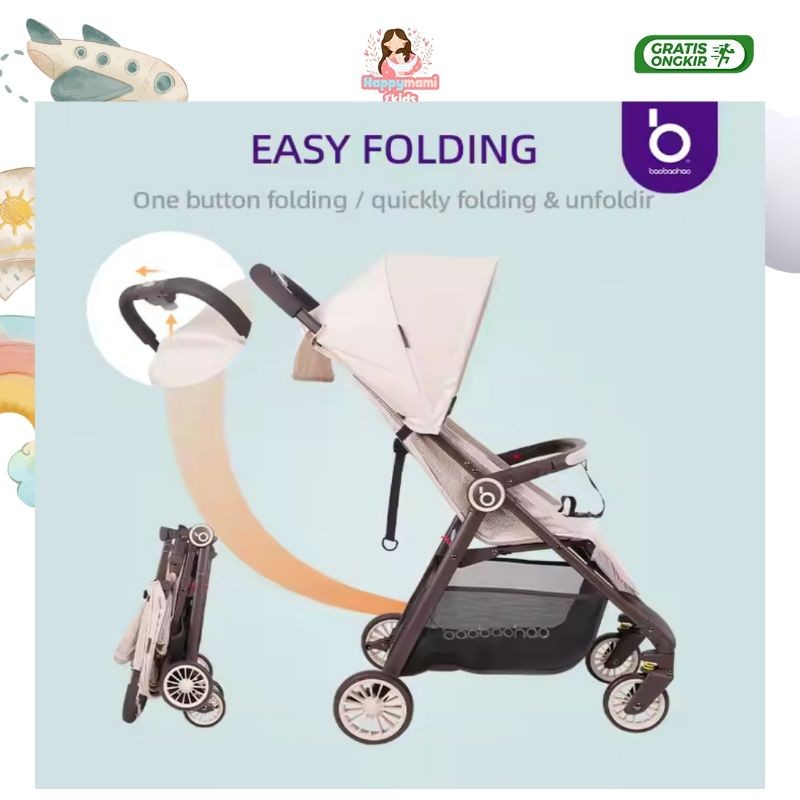 Stroller baobaohao Y8 cabinsize